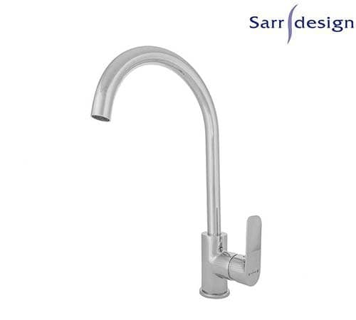 Nile Single Lever Kitchen Mixer With High Swivel Tube Spout Chrome - Sarrdesign - SD1144-CP