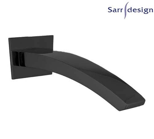 Escala Water Fall Cast Spout G½ - Black - Sarrdesign - SD3217-BC
