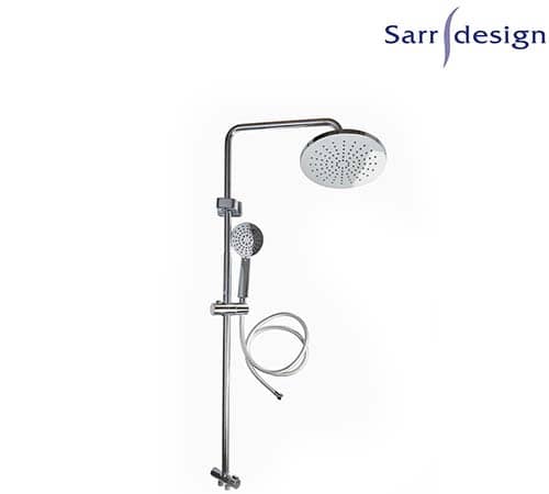 Tornio 2×1 Shower Column With Hand Shower 25 Cm (3 Functions) With Divereter - Chrome - Sarrdesign - SD3240-CP