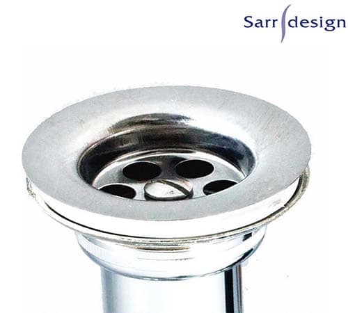Drain For Wash Basin Or Bidet With Plug - Chrome - Sarrdesign - SD3256-CP
