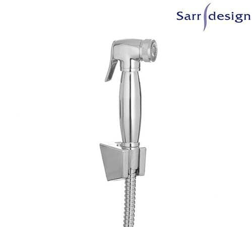 Flow Controller Brass Trigger Sprayer With Holder & Hose Chrome - Sarrdesign - SD3260-CP