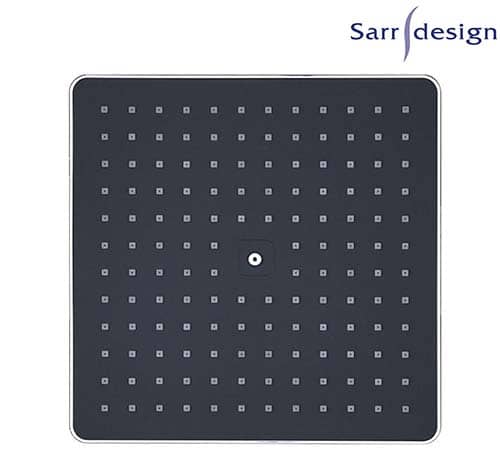 Square 30*30 Shower Head With Air Technology- Black Matte - Sarrdesign - SD4105-BC