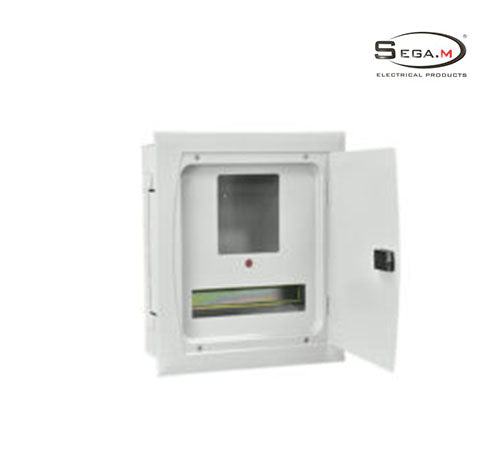 Distribution Panel 12 lines with meter 2p SRH12CSF-B-Sega M