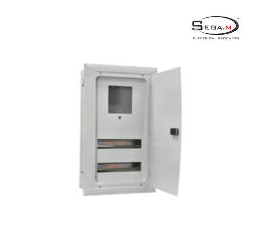 Distribution Panel 24 lines with meter 2p SRH24CSF-B-Sega M
