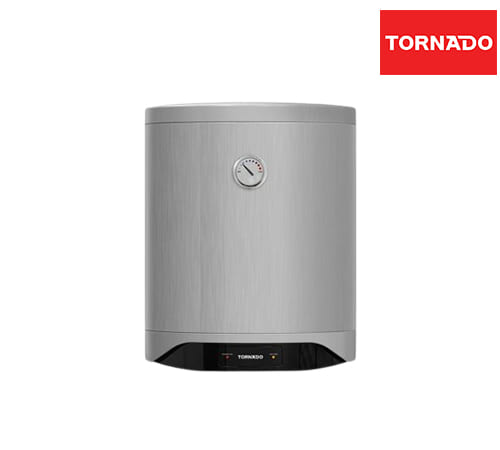 Tornado Enamel Michanical Electric Water Heaters 40L Silver - TEEE-40MS