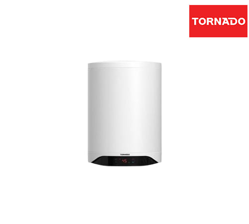 Tornado Enamel Digital Electric Water Heaters 50L White - TEEE-50DW