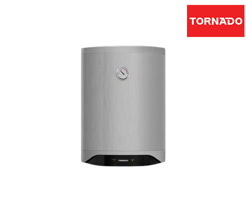 Tornado Enamel Michanical Electric Water Heaters 50L Silver - TEEE-50MS