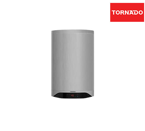 Tornado Enamel Digital Electric Water Heaters 60L Silver - TEEE-60DS