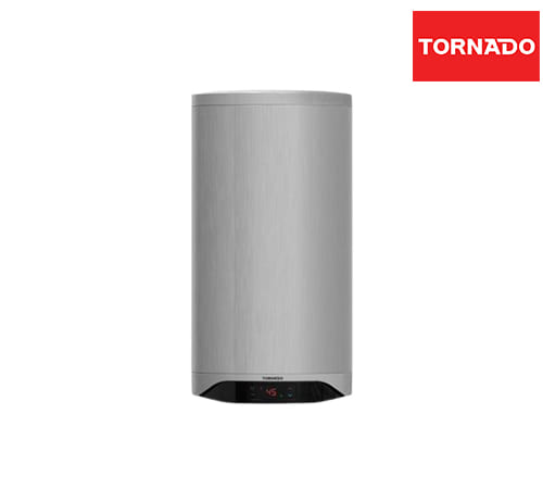 Tornado Enamel Digital Electric Water Heaters 80L Silver - TEEE-80DS