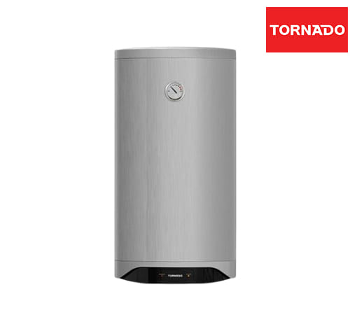 Tornado Enamel Michanical Electric Water Heaters 80L Silver - TEEE-80MS