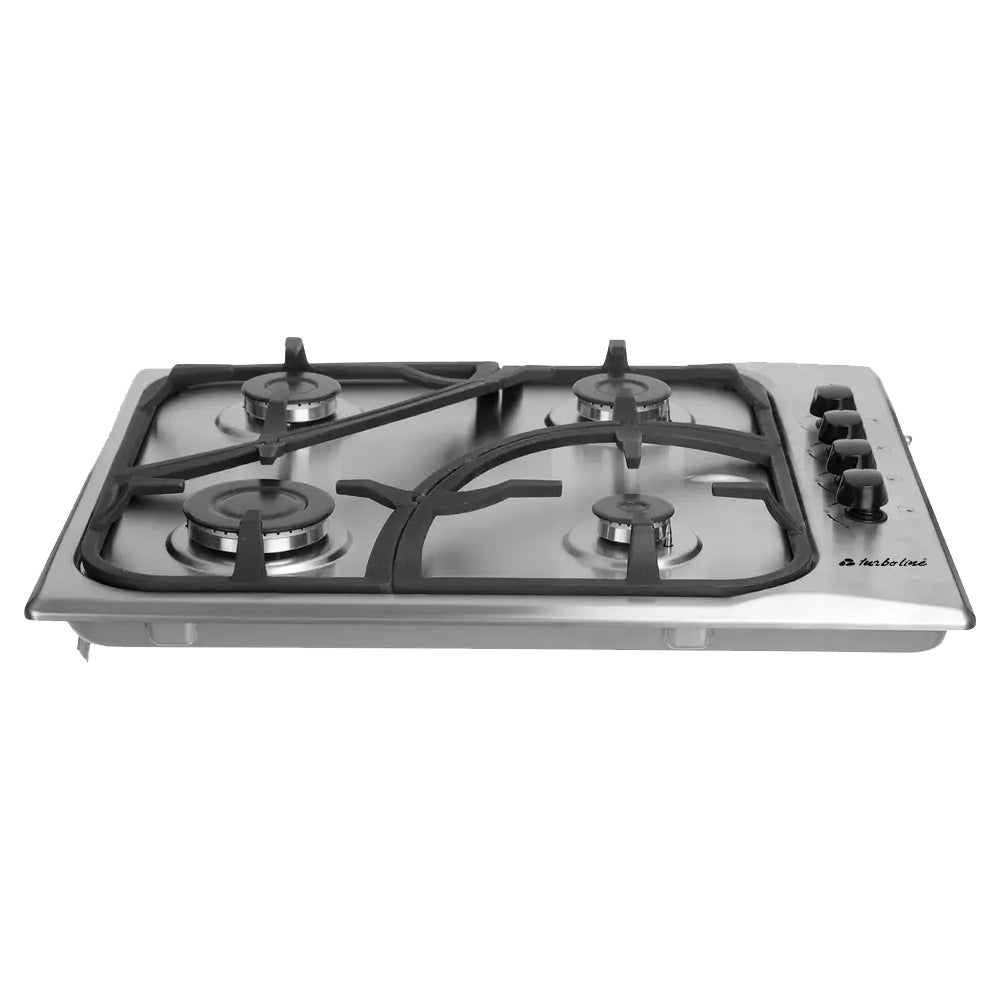 Tubroline Proline Built In Hob - Silver - 4 Burners - 60*50 cm - Turboline - TL6050KIX