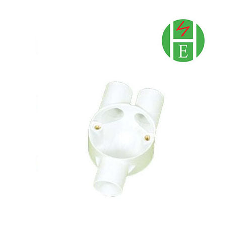 Three Way Junction Box UPVC - Y Shape 25mm