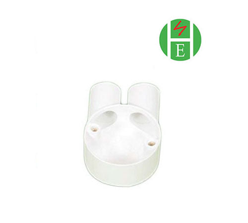 Two Way Junction Box UPVC - U Shape 20mm