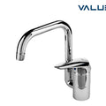 Novara Hi Washbasin Mixer With Rectangular Swivel Spout - Chrome - Vaue - VB1015