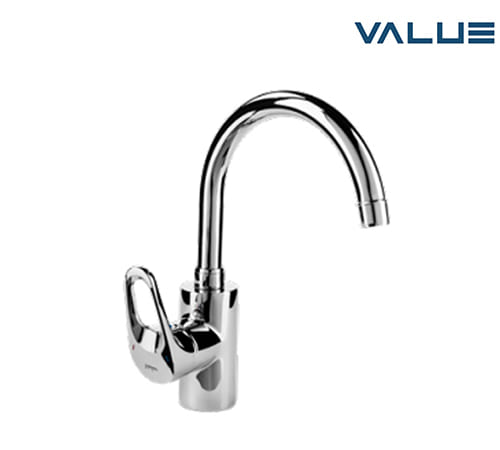Melano Washbasin Mixer - Chrome - Value - VB2013
