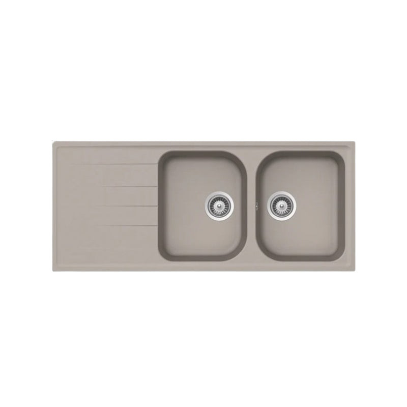 Shock Viola Quartz Kitchen Sink - concrete- Viola D-200