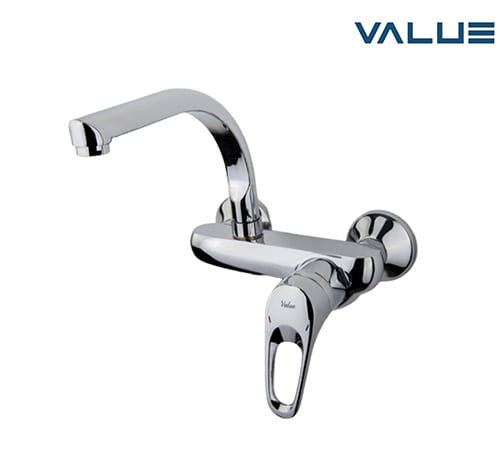 Melano Sink Mixer With Swivel Spout - Chrome - Value - VK2035