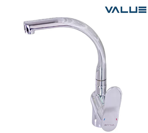 Padova High Washbasin Tree Mixer - Chrome - Value - VK4031