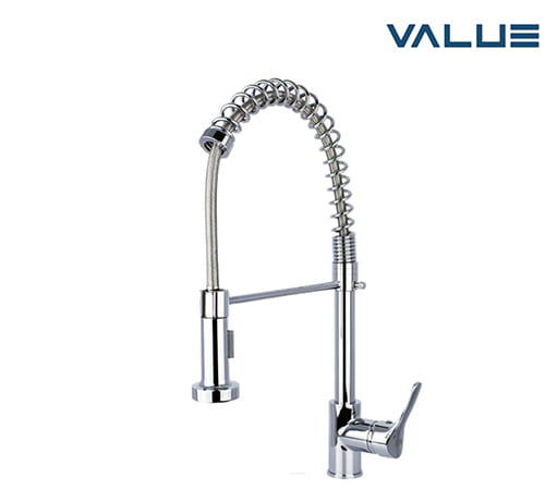 Palermo Kitchen Mixer With Hand Sprayer - Chrome - Value - VK7061