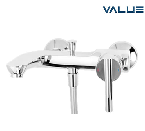 Andrea Bath & Shower Mixer Single Lever - Chrome - Value - VT15021
