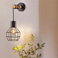 مصباح حائط الوادى - اسود - معدن - 25*18 سم - WADI12
