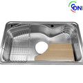 Wave Coni - Stainless Steel Kitchen Sink 51.5×86 cm - WAVE