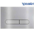 Beta 100 Dual Squared Actuator Plate - Bright Chrome - Duravit - WF5100021010