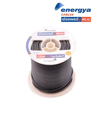Fine Stranded Copper Wire - 100 M - 16 mm Black - Energya - ElSewedy Helal