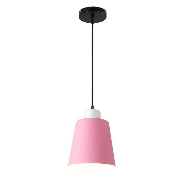 مصباح سقف واي لايت - معدن و خشب زان - روز - 18*13*138 سم - YL633