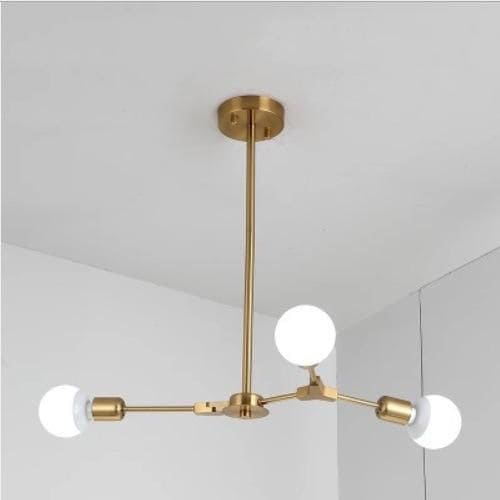 مصباح سقف واي لايت - معدن - ذهبي - 55*58 سم - YL646
