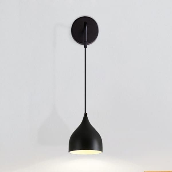مصباح حائط واي لايت - معدن - أسود - 18*18*60 سم - YL716