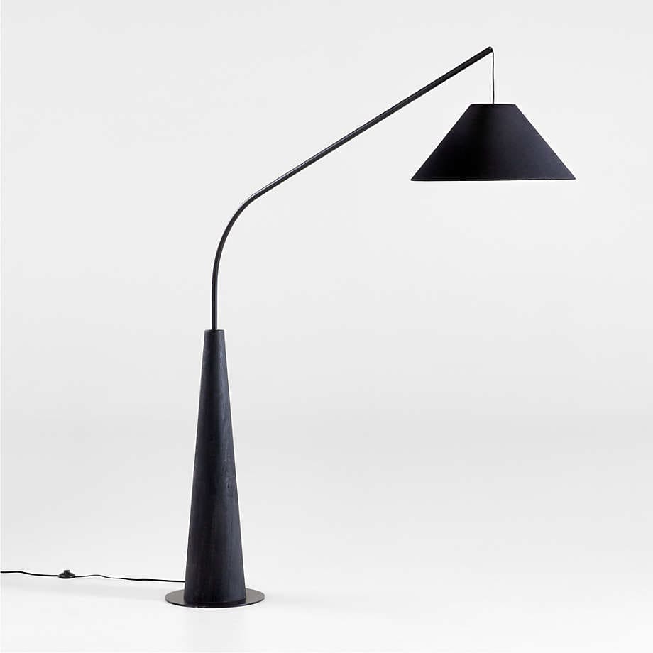Y-Lights Floor Lamp - Black - Steel & Wood Supported Fabrics - 175*45*215 cm - YL718