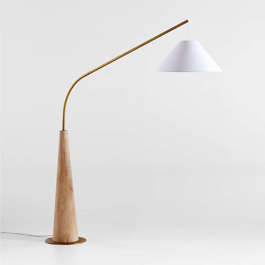 Y-Lights Floor Lamp - Beige & White - Steel & Wood Supported Fabrics - 175*45*215 cm - YL720