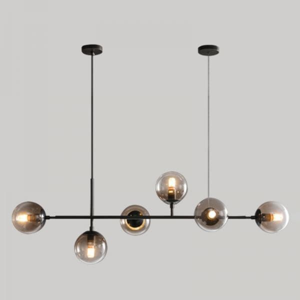 Y-Lights Ceiling Lamp - Black - Steel & Glass - 120**150 cm - YL752