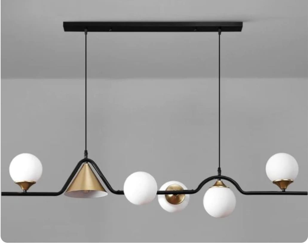 Y-Lights Ceiling Lamp - Multicolor - Steel & Glass - 120**120 cm - YL761