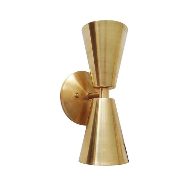 مصباح حائط واي لايت - معدن - ذهبي - 12*16*28 سم - YL766