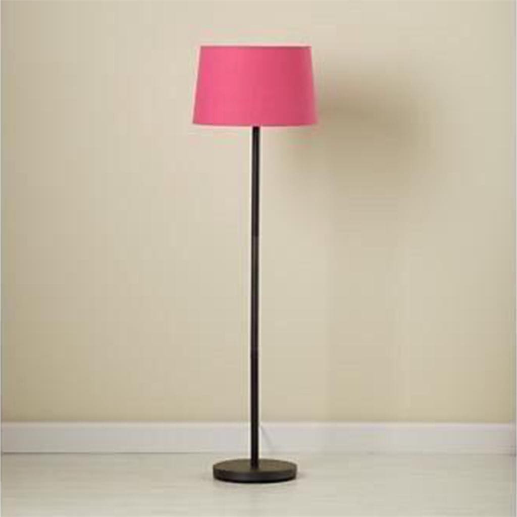 مصباح ارض واي لايت - معدن مدعوم بالقماش - أسود و روز - 40*164 سم - YLF0066