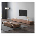 مجموعة تحتوى على وحدة تلفزيون مصنوعة من خشب mdf عالي الجوده مكونه من 4 درج - بني - 240*40*40 سم وترابيزة قهوة - بيكي - Set37