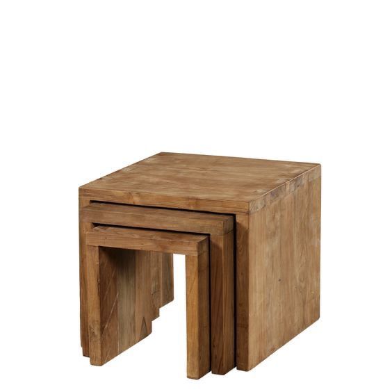 Brown Mdf Table - 45*50*40 Cm - Pecky - Ta28